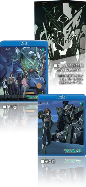 機動戦士ガンダム00 ダブルオー 1st全7巻+2nd全7巻+劇場版DVDSET+kusyo